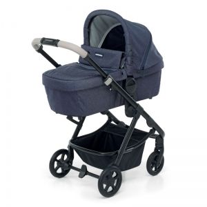 Foppapedretti - Eureka - Denim, комбинирана бебешка количка 3 в 1