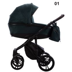Bebetto - BRESSO ONYX 01, Комбинирана бебешка количка 2 в 1