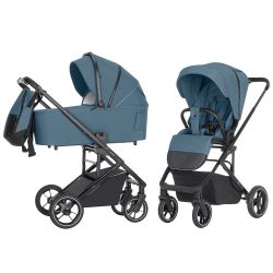 CARRELLO - ALFA , Indigo Blue ,2024 Collection - Бебешка количка 2в1
