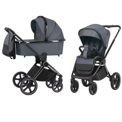 CARRELLO - ULTIMO , Cool Grey ,2024 Collection - Бебешка количка 2в1