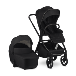 EASYWALKER - ZOEY , Pure Black , Детска количка 2в1 + ЧАНТА !