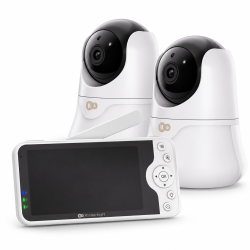KinderKraft NITEEYE GLOW бебефон WHITE с 2 камери