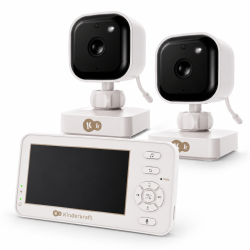 KinderKraft NITEEYE TRAVEL бебефон WHITE с 2 камери