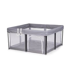 CHIPOLINO - Сгъваема кошара за игра VIBE 120/120см , СИВА