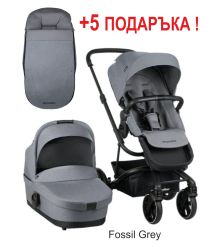 EASYWALKER - Harvey 3 - Fossil Grey, Детска количка 2 в 1 + 5ПОДАРЪКА !