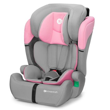 Kinderkraft Comfort up i-Size - Розово , Стол за кола за деца с височина от 76 до 150 см