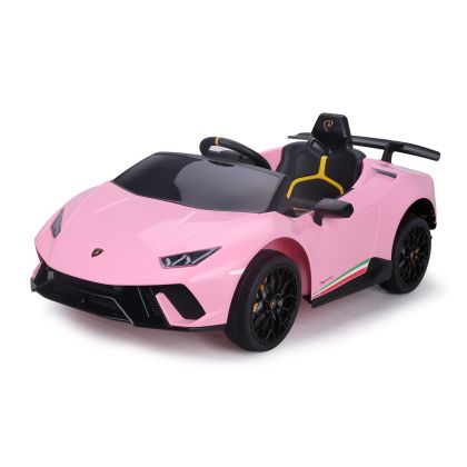 EЛЕКТРИЧЕСКА КОЛА  LAMBORGHINI HURACAN , РОЗОВА