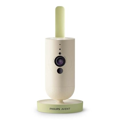 Philips AVENT - Full HD Камера за видео връзка с приложение с температурен сензор, аудио функция, нощно осветление и двустранна връзка