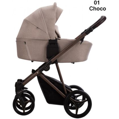 BEBETTO - PELPASSO TEX , 01 Choco - Бебешка количка 2 в 1