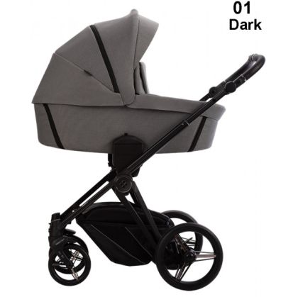 BEBETTO - MONTI Dark 01 , Бебешка количка 2 в 1