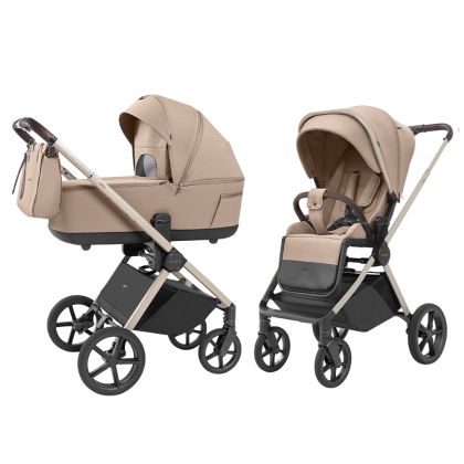 CARRELLO - ULTRA , Floral Beige* , Бебешка количка 2в1