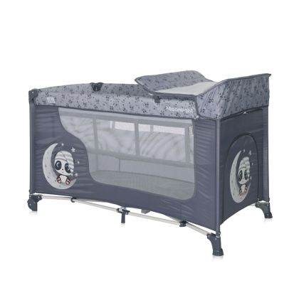 Сгъваема кошара MOONLIGHT 2нива , COOL GREY PANDAS