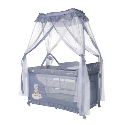 Сгъваема кошара MAGIC SLEEP , COOL GREY HIPPO