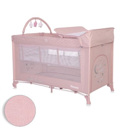 Сгъваема кошара NOEMI PLUS - 2нива , MELLOW ROSE STAR