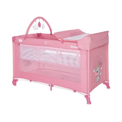 Сгъваема кошара NOEMI PLUS - 2нива , ROSE VELVET UNICORN