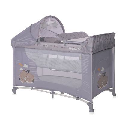 Сгъваема кошара MOONLIGHT PLUS - 2нива , GREY DREAM