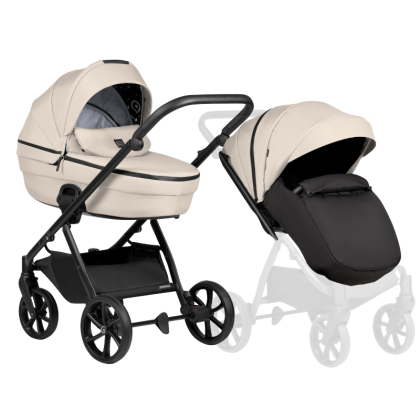 Бебешка количка 2в1 Tutis Uno 6+ 180 Beige 