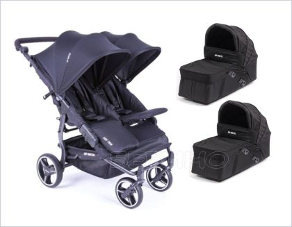 BABY MONSTERS количка за близнаци - EASY TWIN 3S + КОШОВЕ за НОВОРОДЕНО