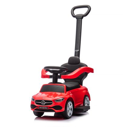 КОЛА ЗА ЯЗДЕНЕ с дръжка CHIPOLINO - MERCEDES C-CLASS , ЧЕРВЕНА