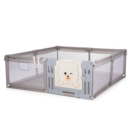 CHIPOLINO - Сгъваема кошара за игра с вратичка AMICO 180/200см , БЕЖОВО