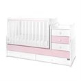 ТРАНСФОРМИРАЩО ЛЕГЛО MAXI PLUS NEW 70/160см. , БЯЛО/ORCHID PINK