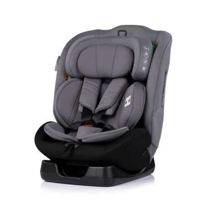CHIPOLINO - МОНДИАЛ i-size 360 - Стол за кола от 40 до 150см. ТЪМНО СИВ