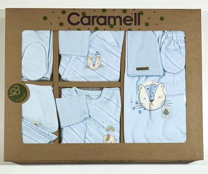 Комплект за изписване Caramell – 10 части Bio Organic (0–3 месеца)
