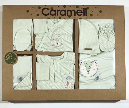 Комплект за изписване Caramell – 10 части Bio Organic (0–3 месеца)