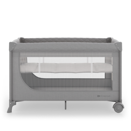 Kinderkraft LEODY UP сгъваема бебешка кошара GREY