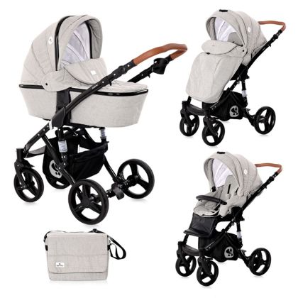 ДЕТ. КОЛИЧКА RIMINI CLASSIC +ЧАНТА , STEEL GREY