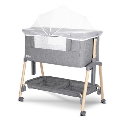 Мини кошара MILLIE с падаща преграда , GREY /wooden/
