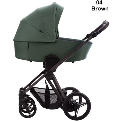 Bebetto Nuvio Tex , 04 BROWN ,комбинирана бебешка количка 2 в 1