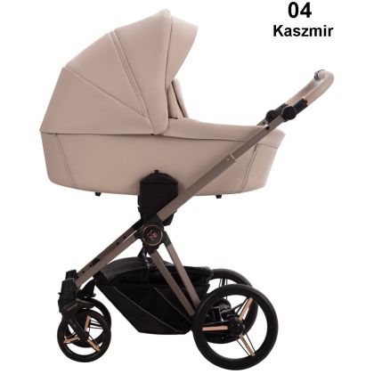 BEBETTO - MONTI PRO Kaszmir 04 еко кожа , Бебешка количка 2 в 1