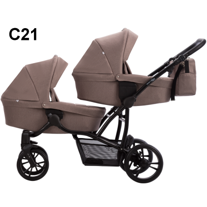 Бебешка количка за близнаци 2в1, Bebetto 42 , C21