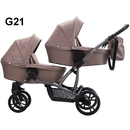 Бебешка количка за близнаци 2в1, Bebetto 42 , G21