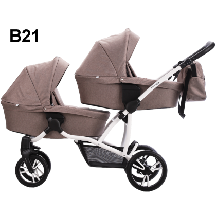 Бебешка количка за близнаци 2в1, Bebetto 42 , B21