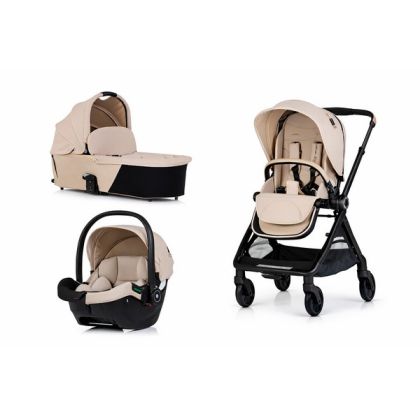 Chipolino - ЕЛИТ NEXTG , ЛАТЕ - Бебшка количка 3в1 до 22кг.