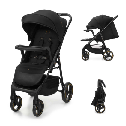 Kinderkraft TRIG 3 бебешка количка с табла ONYX BLACK