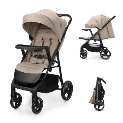 Kinderkraft TRIG 3 бебешка количка с табла STONE BEIGE