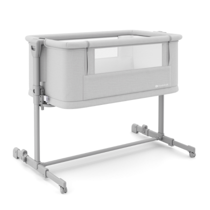 KinderKraft NESTEE GROW 2 бебешка кошара LIGHT GREY
