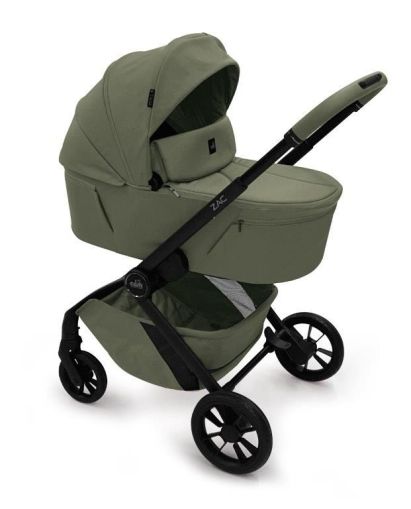 CAM - ZAC , Sage Green 001 - Бебешка количка 2в1 със сгъваем кош за новородено