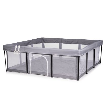 CHIPOLINO - Сгъваема кошара за игра  EASY 180/180см , СИВА