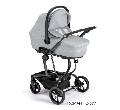 CAM - TASKI SPORT ROMANTIC 877, Комбинирана бебешка количка 3 в 1 