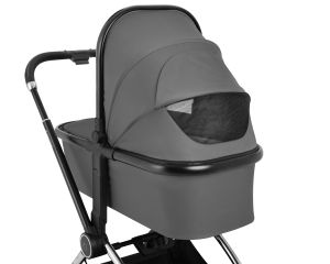 Комбинирана количка 2в1 с кош за новородено Kara  Grey