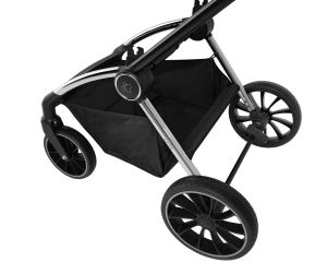 Комбинирана количка 2в1 с кош за новородено Kara  Grey