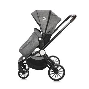 Комбинирана детска количка 3в1 RAMONA - STEEL GREY