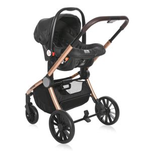 Комбинирана детска количка 3в1 RAMONA - LUXE BLACK