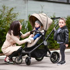 Комбинирана детска количка 3в1 RAMONA - STEEL GREY