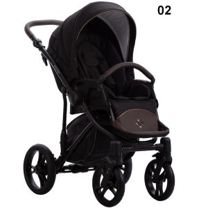 Bebetto - BRESSO ONYX 02, Комбинирана бебешка количка 2 в 1