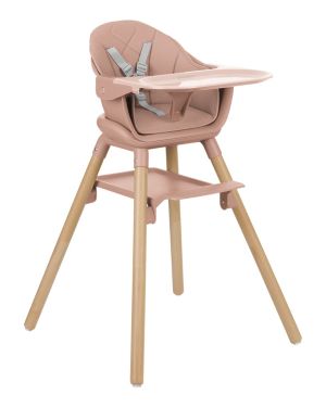 Стол за хранене 2в1 Woody , Pink 2024